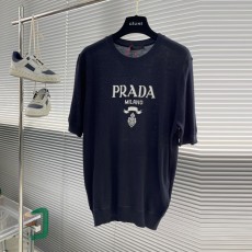 프라다 PRADA 남성 니트 반팔 PD12941