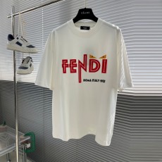 펜디 FENDI 남성 라운드 반팔 F255