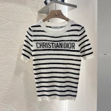디올 DIOR 여성 니트 반팔 DR1495
