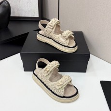 샤넬 CHANEL 벨크로 샌들 C01776
