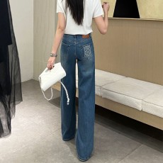 로에베 LOEWE 여성 데님 팬츠 LW0496
