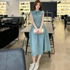 디올 DIOR 여성 데님 원피스 DR1524