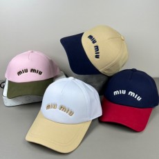 미우미우 MIUMIU 남여공용 볼캡 모자 MU035