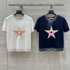 디올 DIOR 여성 니트 반팔 DR1534