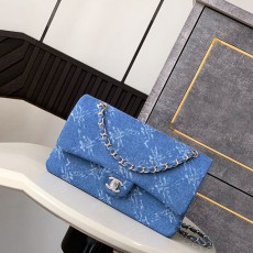 샤넬 CHANEL 빈티지 데님 체인백 C2463