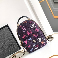 샤넬 CHANEL 24SS 미니 탑핸들 백팩 C2490