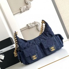 샤넬 CHANEL 25C 크루즈 데님 호보백 C2502