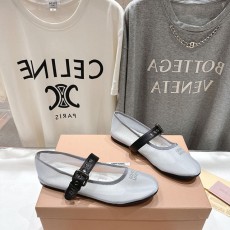미우미우 MIUMIU 여성 플랫 MU014827