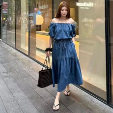 디올 DIOR 여성 데님 원피스 DR208